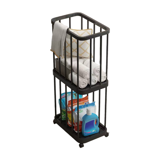[255199] STORAGE BASKET 2 TIER XL WITH WHEEL