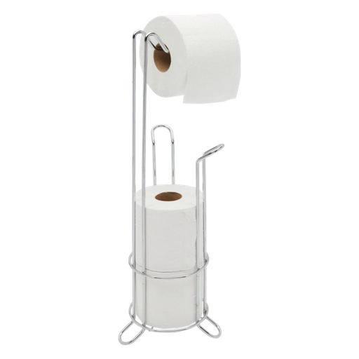 [255209B] PAPER TOWEL RACK SILVER