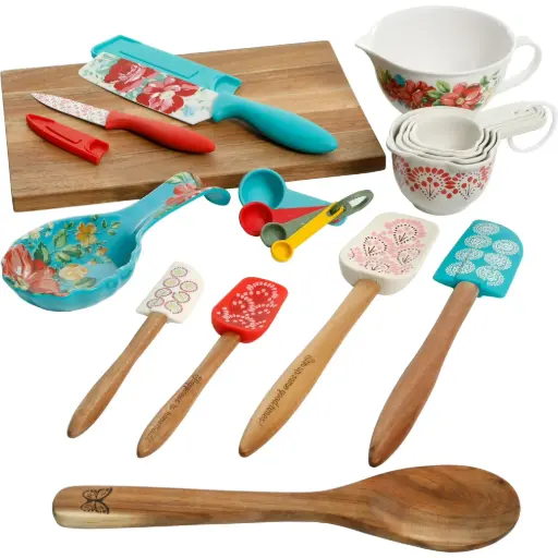 [12122520R] The Pioneer Woman Vintage Floral Gadget Set, 20 Piece 