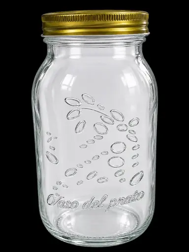 [3587120] 1500ml Glass Mason Jar