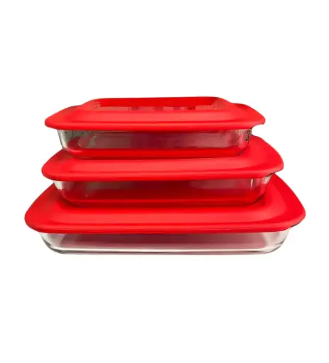 [CXKP-L3G] 3pc Rectangular Glassware Set