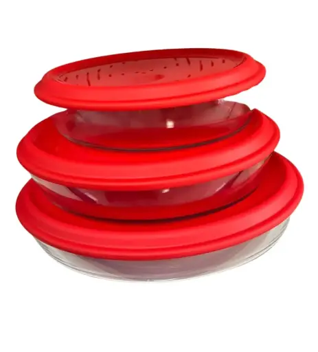 [TYKP-L3G] 3pc Oval Glassware Set